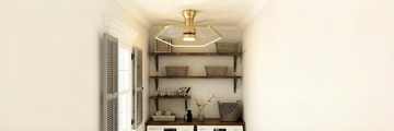 Modern Industrial Ceiling Fan Light