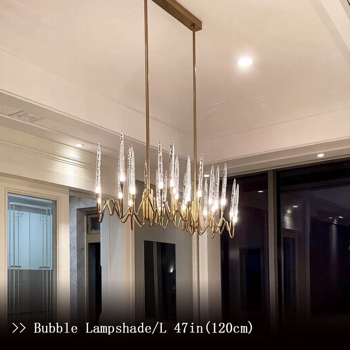 Candelabra Chandelier for Kitchen Island