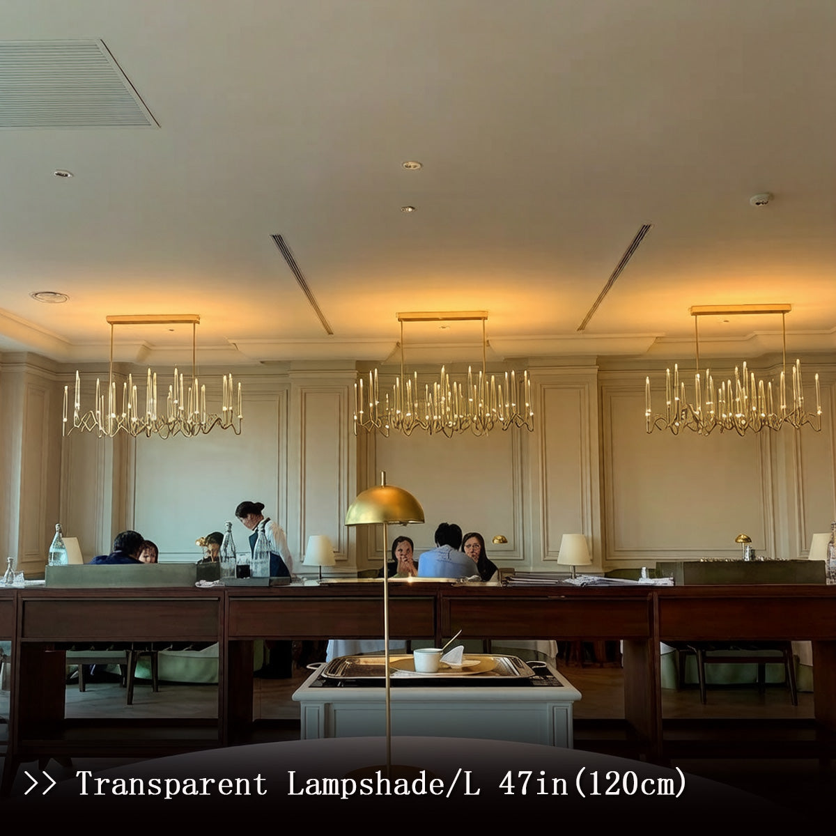 Candelabra Chandelier for Kitchen Island
