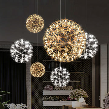 Modern Geometric Sphere Pendant Light