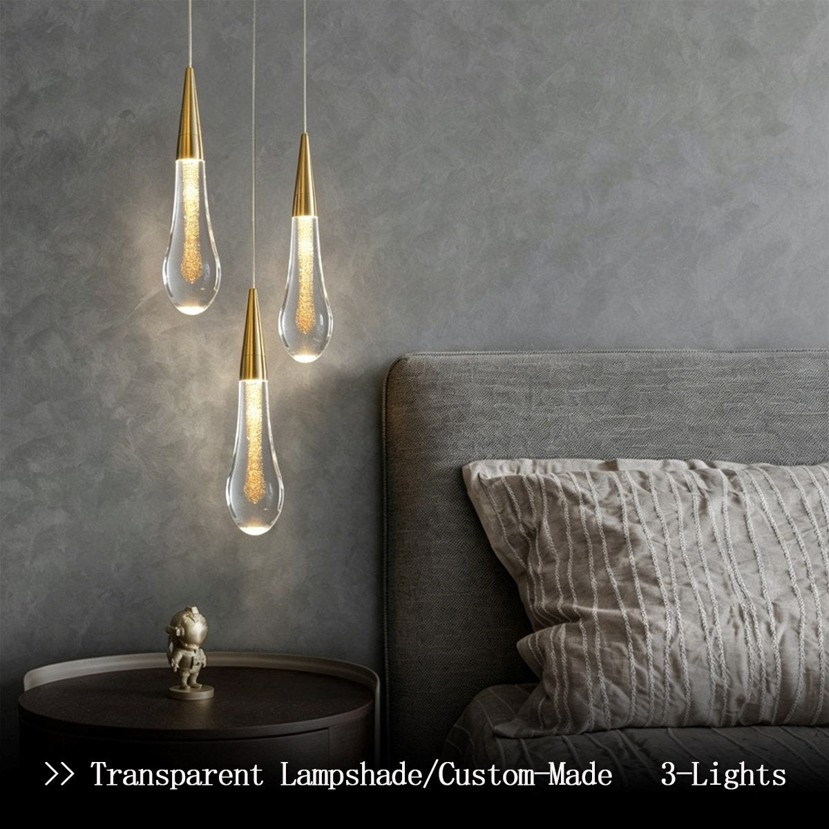 Crystal Raindrop Chandelier for Staircase