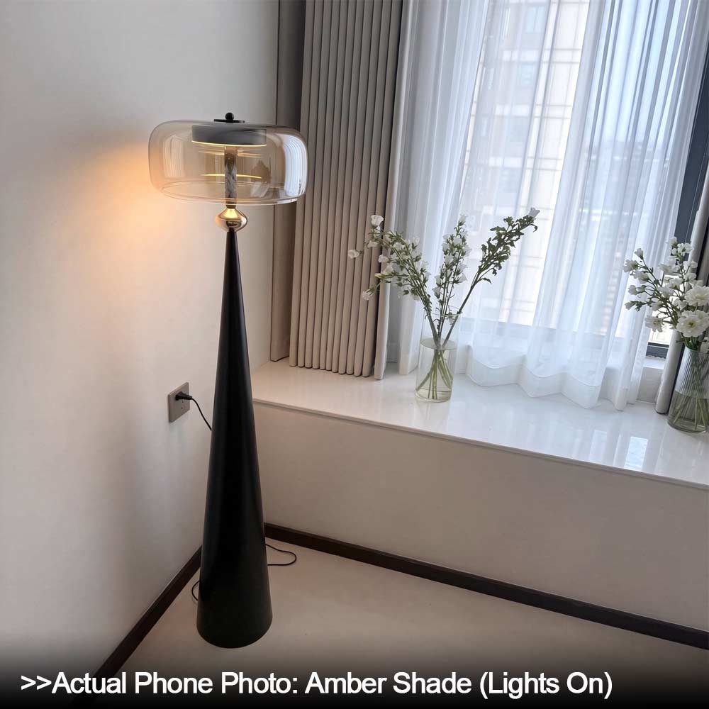 Modern Cone Floor Lamp - Japandi Mid-Century Modern Style
