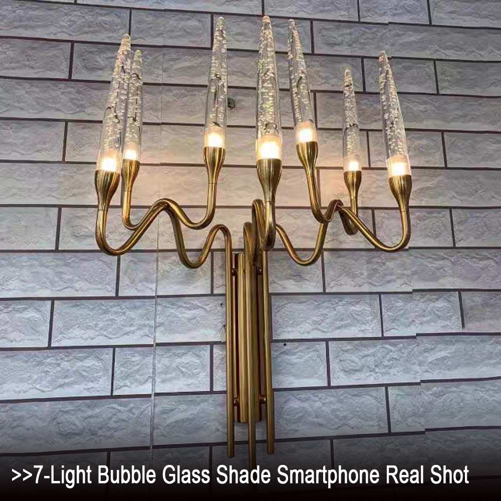 Gold Wall Sconce Light - Energy Efficient LED Luxury Home Decor